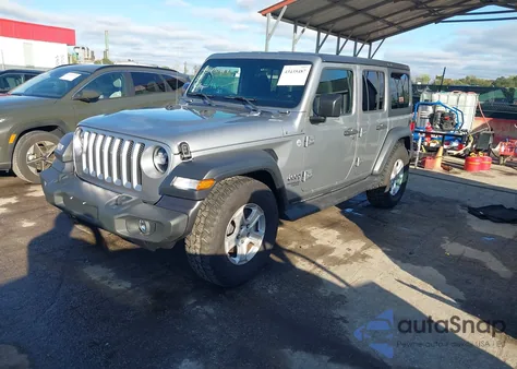 2018 Jeep Wrangler Unlimited Sport S 4X4 из США, поврежденный, VIN 1C4HJXDG8JW272987